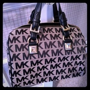 Michael Kors logo satchel